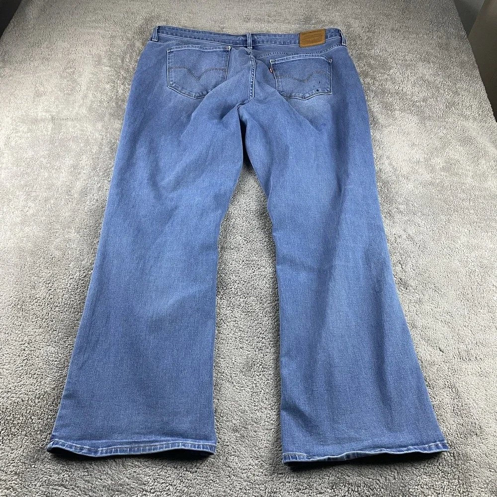 Levis Premium 315 Shaping‎ Boot Jeans Womens 20W Blue Medium Wash Mid Rise